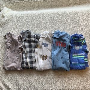 6 month baby boy sleeper lot